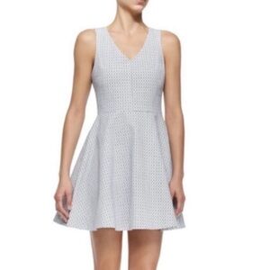 Joie Navy and White print dress